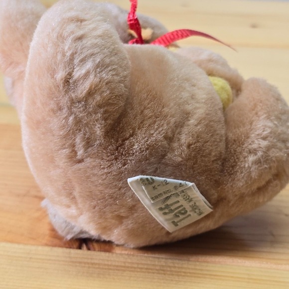 Vintage Russ Berrie Puppy Dog Plush Taffy Bone Stuffed Animal 5 Inch Toy - Picture 8 of 12